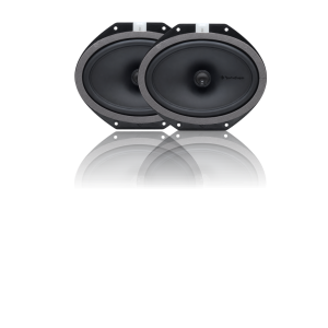 FRDNG-SP-P1V2-69 – Punch P1 6″x9” 3-Way Coaxial Speaker and Ford 6×9 Spacer