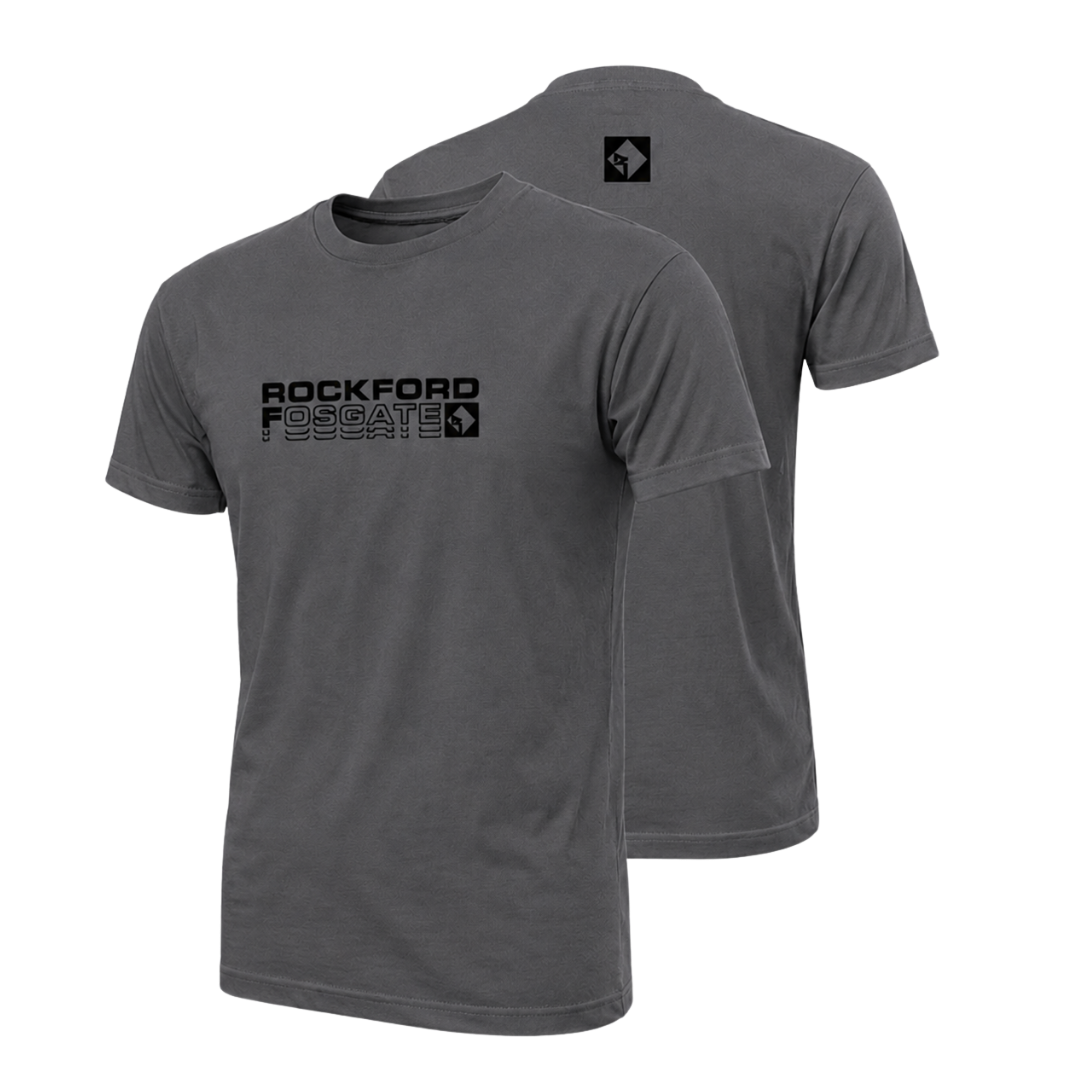 Rockford Fosgate Grey Short sleeve shirt minimalist design - Image 2
