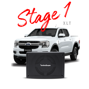 Ford Ranger – Stage 1 – Standard – Active-Powered Subwoofer Upgrade – 2019 to Current