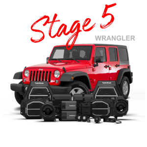 Jeep Wrangler JL 2018-2023 – 1,800 Watt All-In-One Audio Kit – In Stock