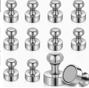 Neodymium Magnets Extra Strong for Magnetic Board Mini Magnets – Chrome