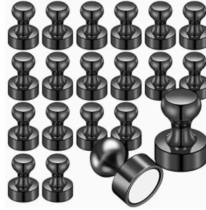 Neodymium Magnets Extra Strong for Magnetic Board Mini Magnets – Black