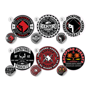 Rockford Fosgate – Single License Disk & Multi-Use Stickers