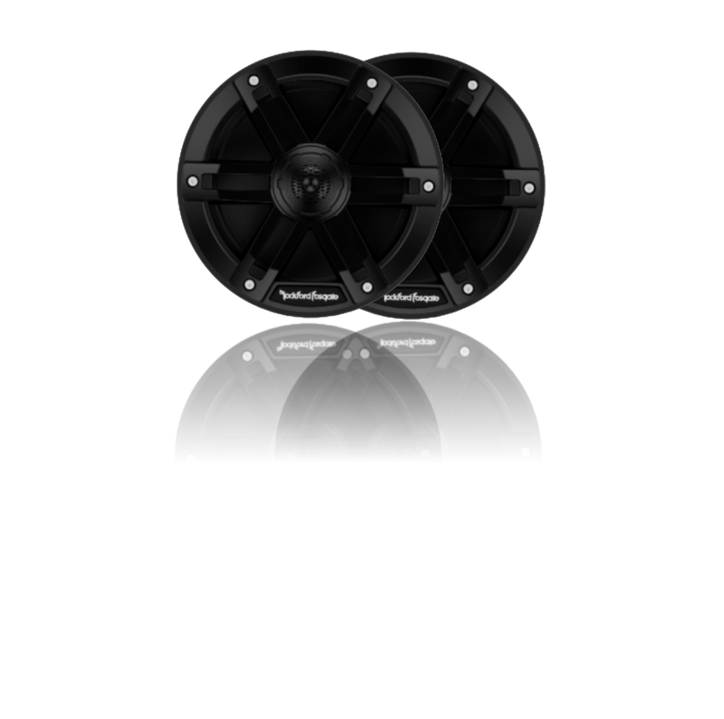 M0-65B (Pair) Rockford Fosgate - 6.5" Marine Grade Speakers - Black