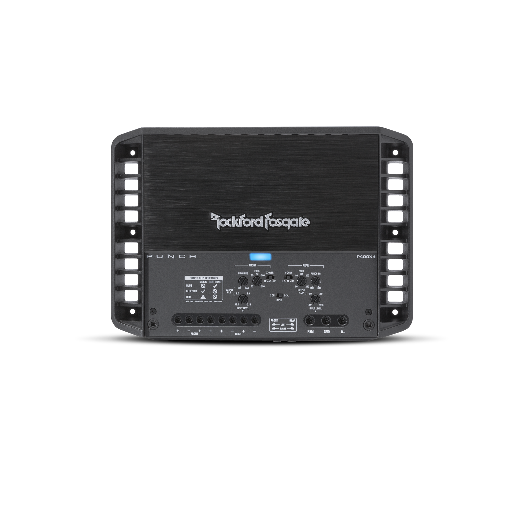 P400X4 - Rockford Fosgate - Punch 400 Watt 4-Channel Amplifier - Image 3