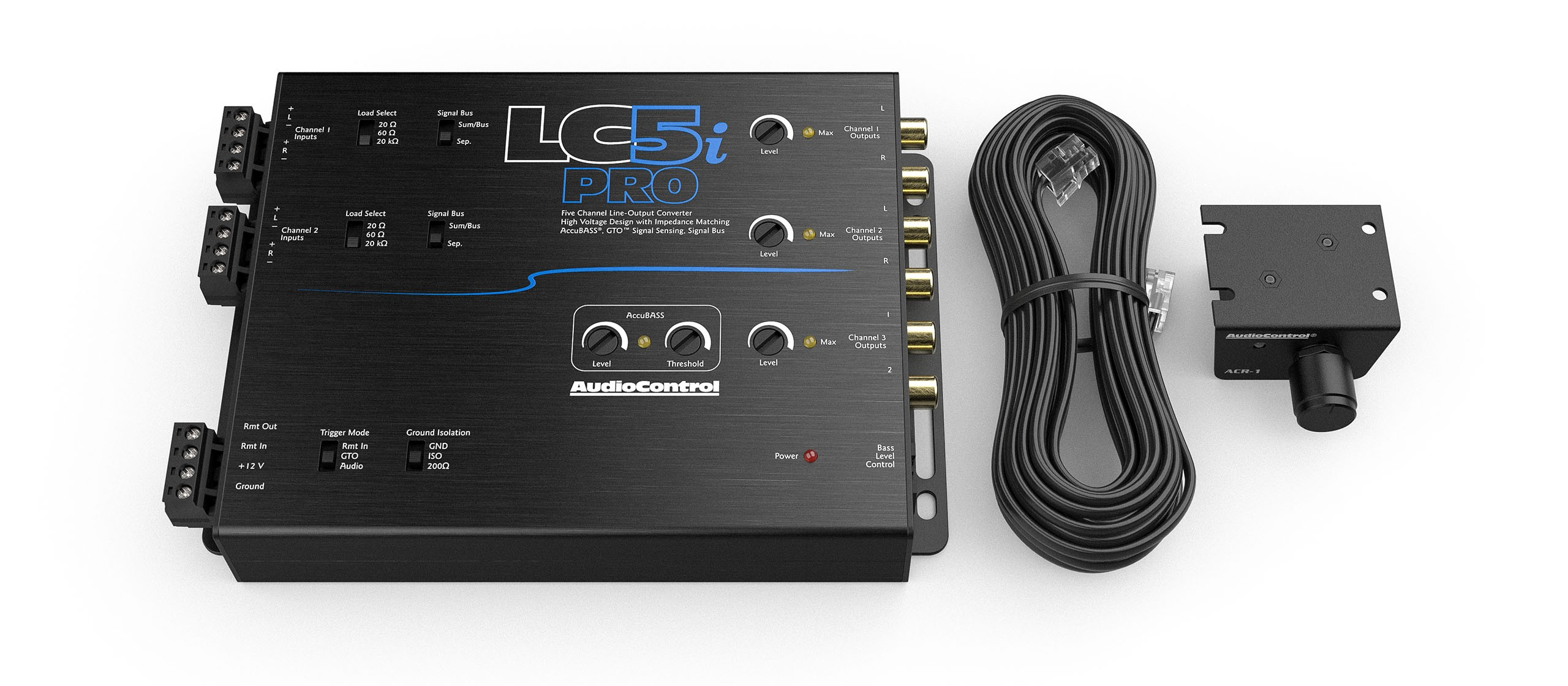 LC5i PRO - 4ch in - 6ch out Line Out Converter - AudioControl - Image 2